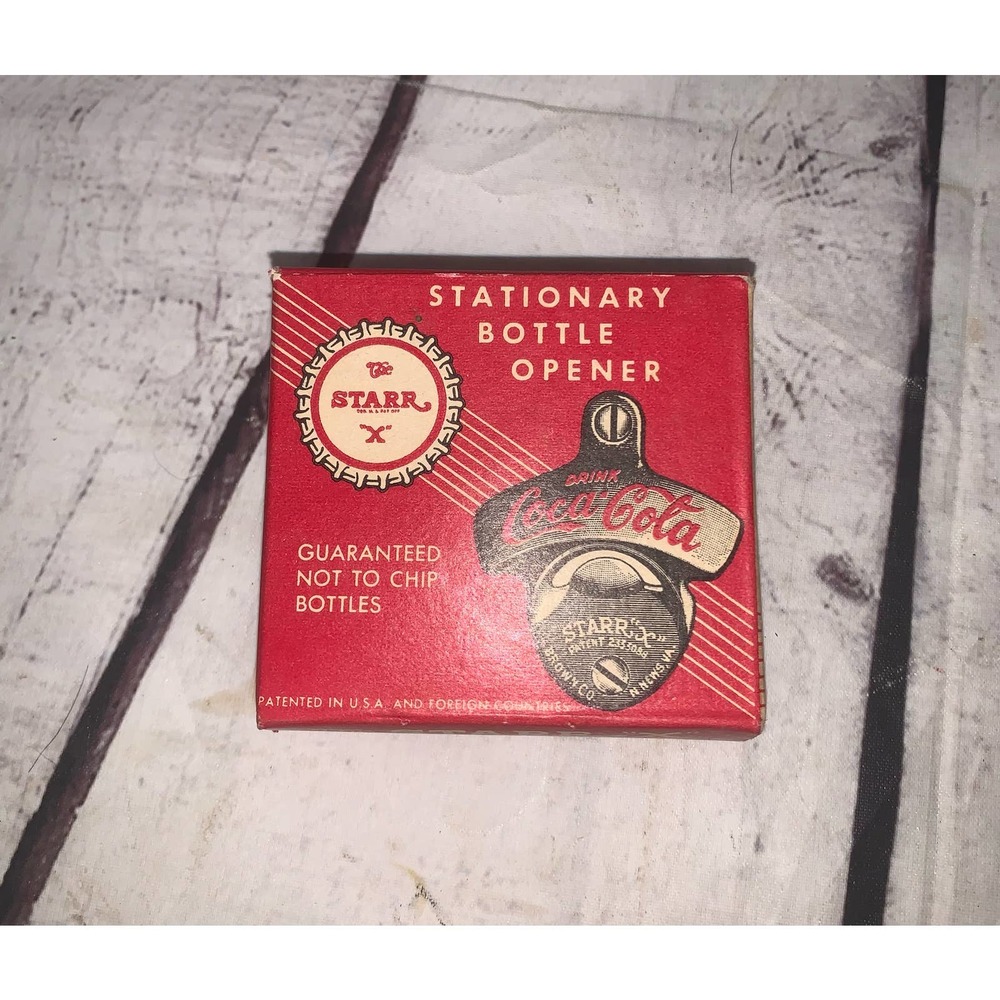 Vintage Coca-Cola Starr stationary bottle opener